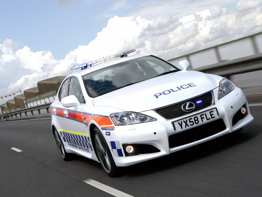 Lexus IS-F Police Car 2008 года  (UK) (фото 8 из 13)